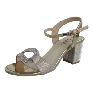 BRIDAL SANDAL Fancy rain shine stone bedded uppers